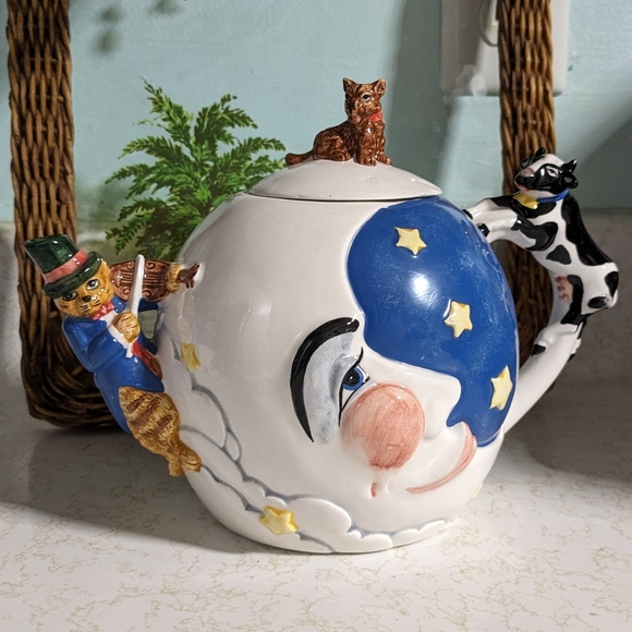 Department 56 Kitchen Department 56 Cow Jumped Over The Moon Nursery Rhyme Teapot Poshmark
